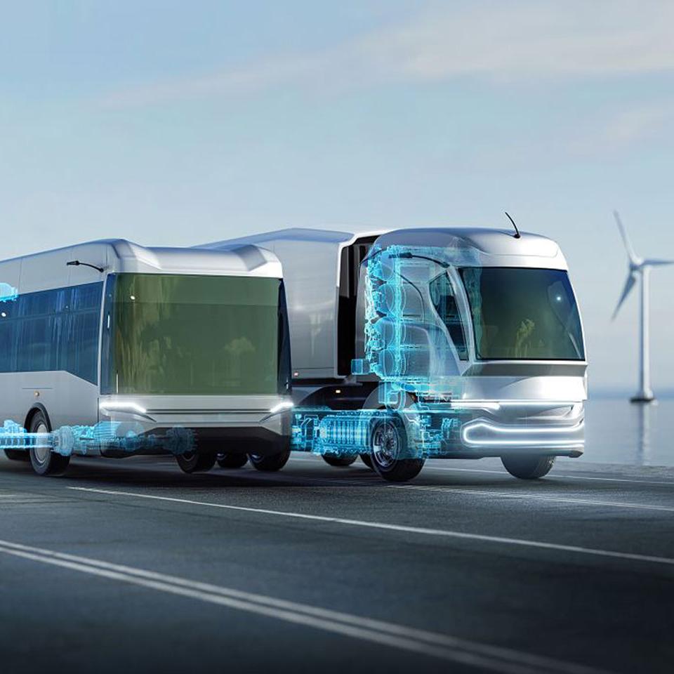 Illustration on e-mobility