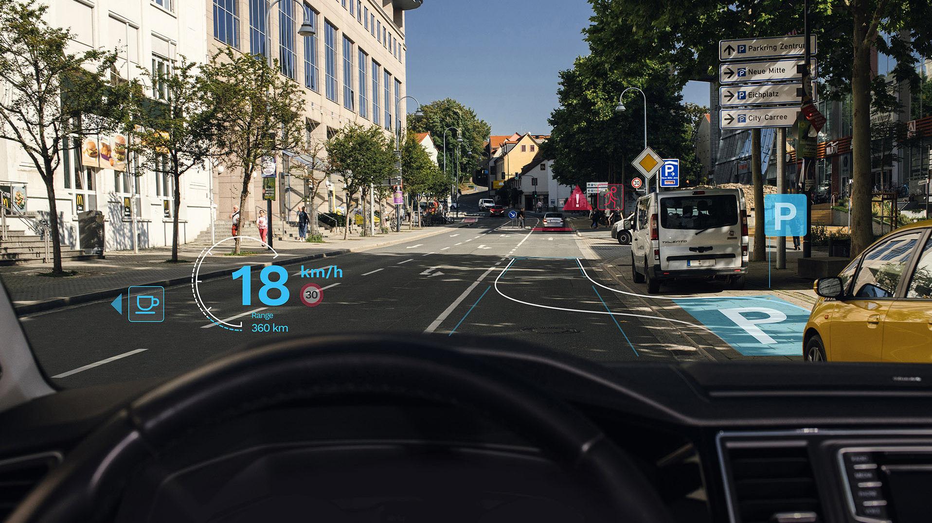 Smart-Glass-Technologie für die Frontscheibe im Auto