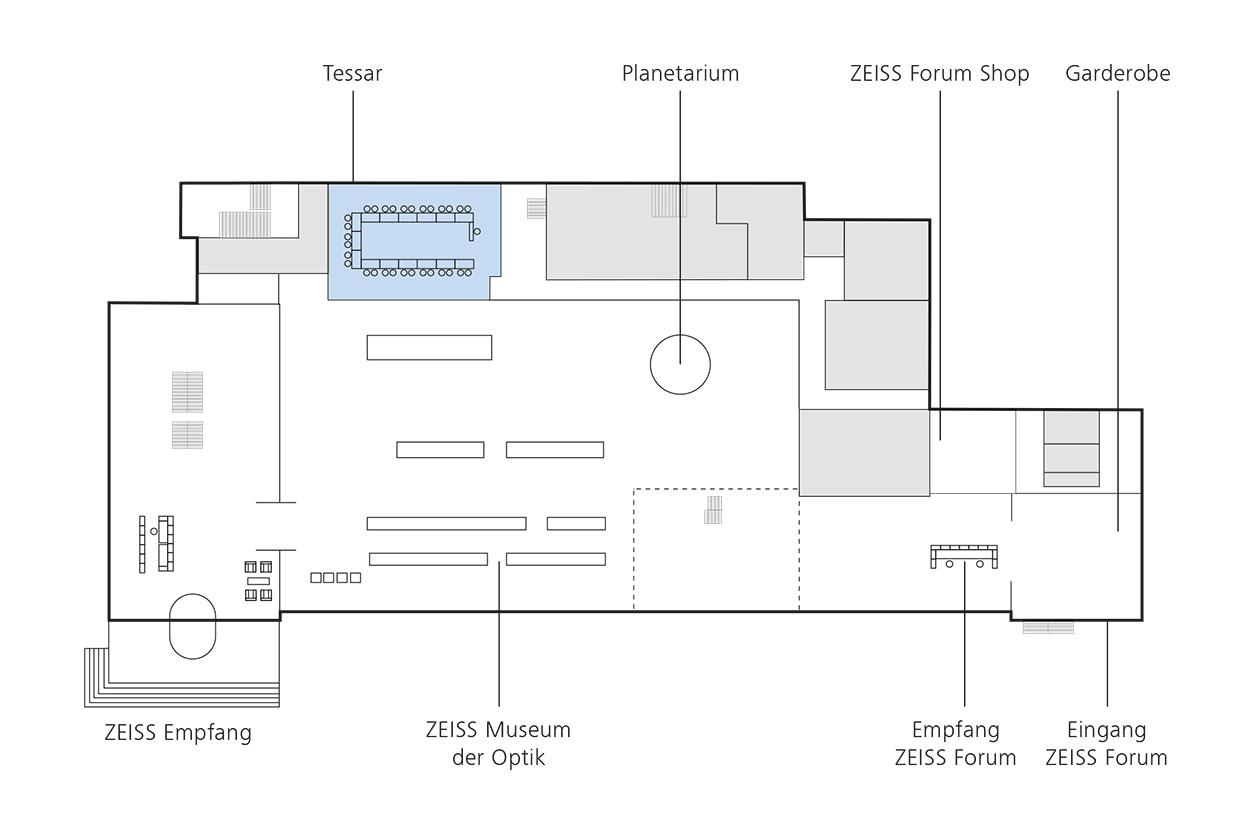 ZEISS Forum, level 2