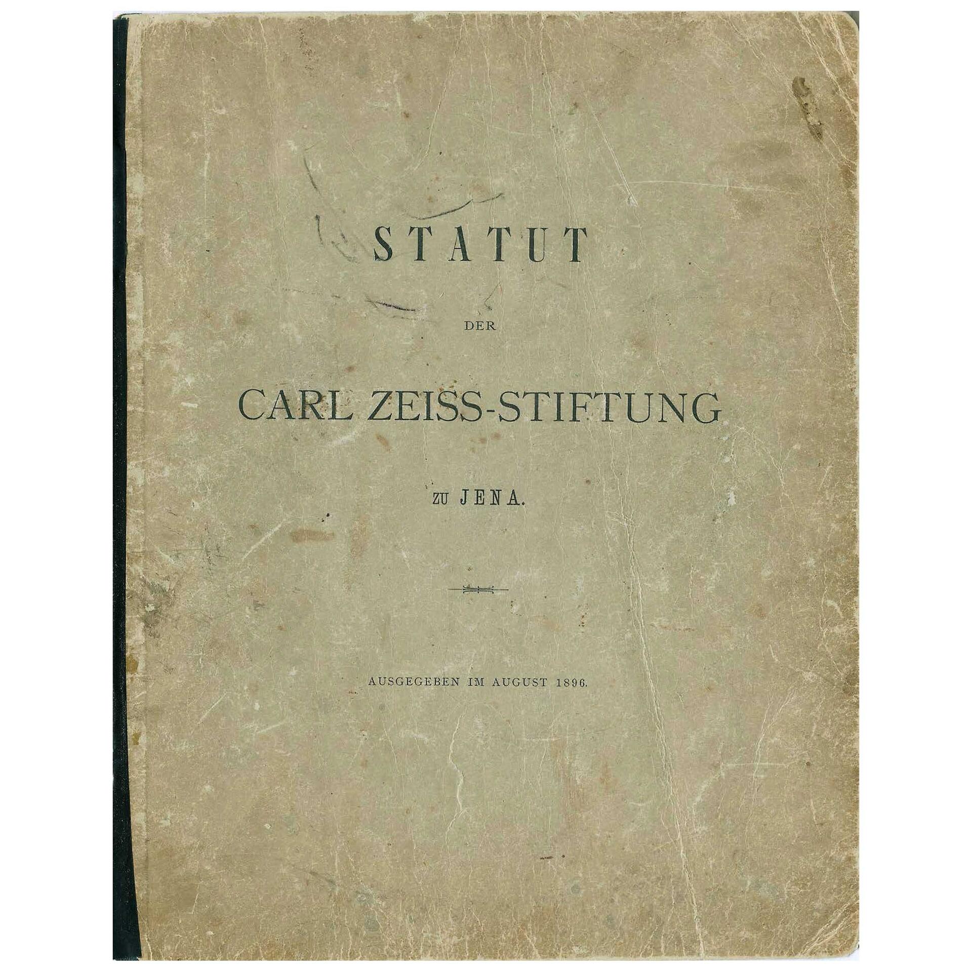 Statutes of the Carl Zeiss Foundation