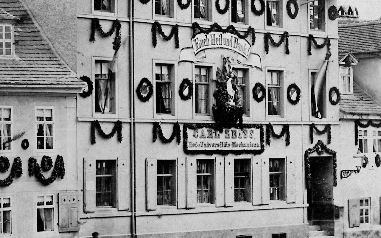 Carl Zeiss workshop near Johannisplatz in Jena