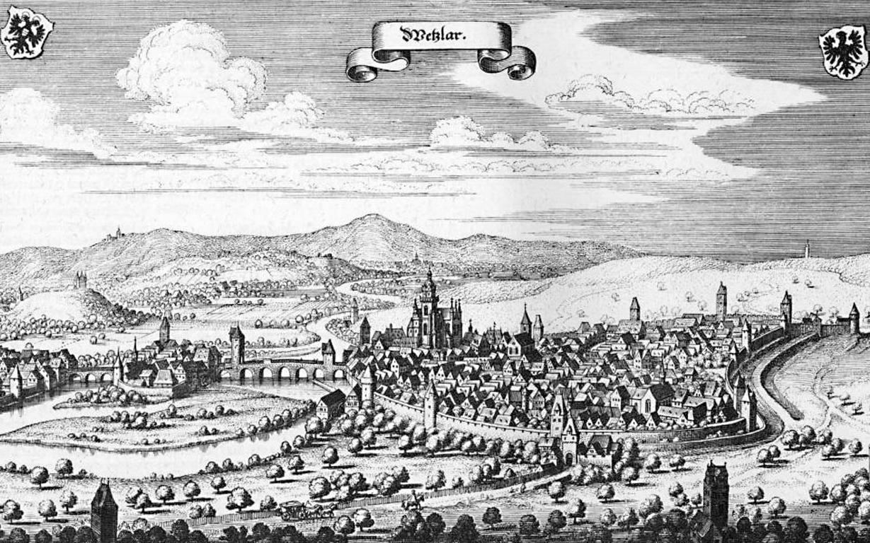 Old etching of Wetzlar