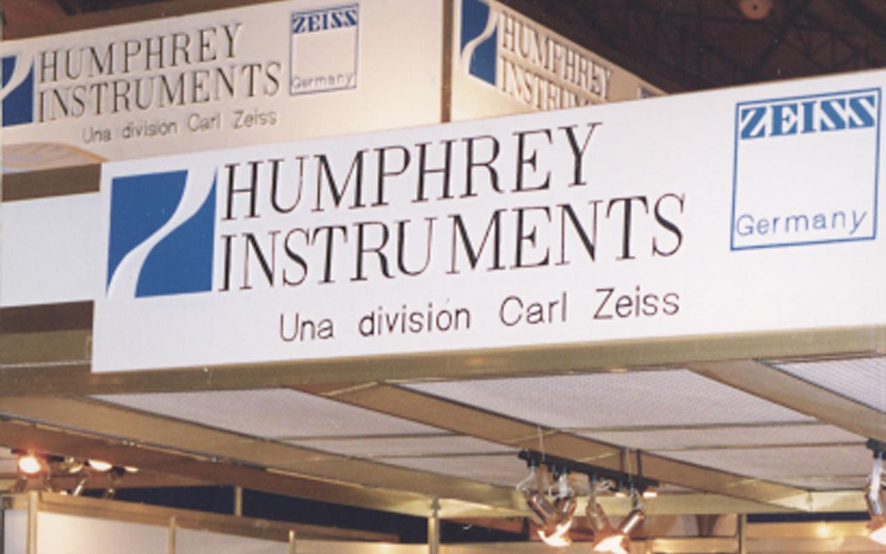 Joint booth of Humphrey Instruments and ZEISS