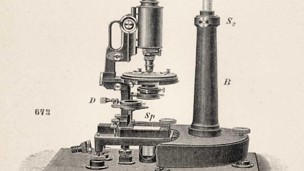 Ultraviolet microscope by August Köhler and Moritz von Rohr. 