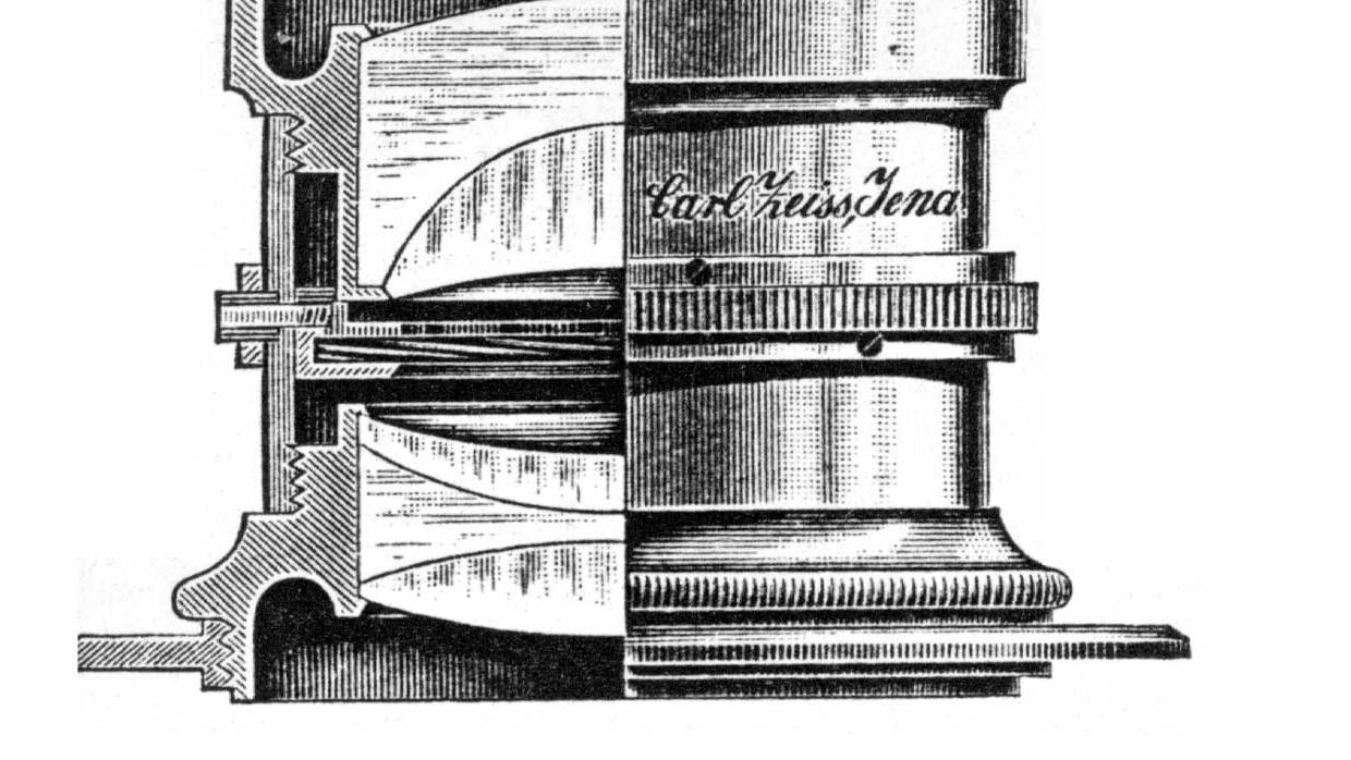 Invention of the first anastigmatic lens with distortion-free imaging (later: Protar®) 