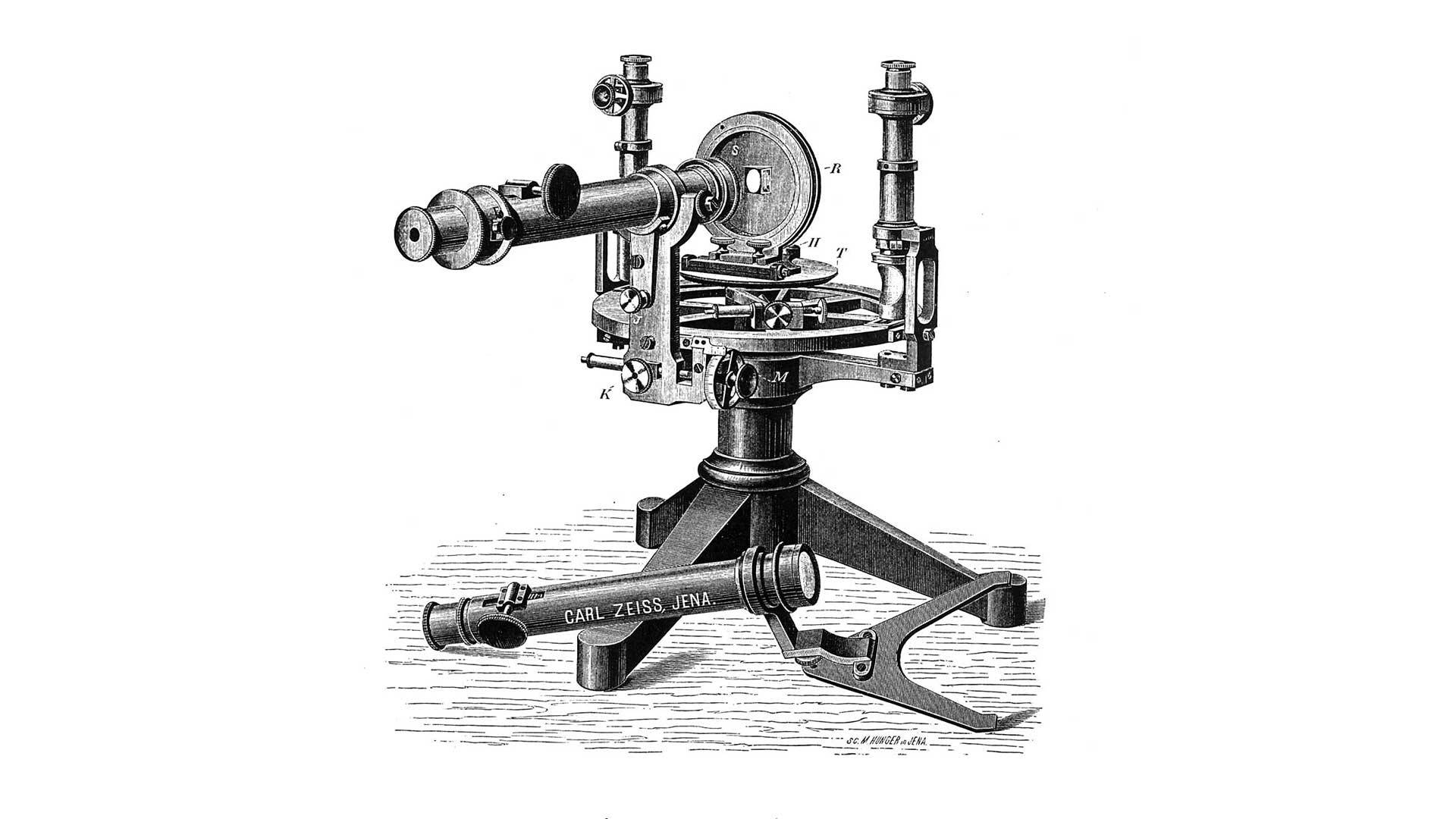 First spectrometer based on Abbe's calculations