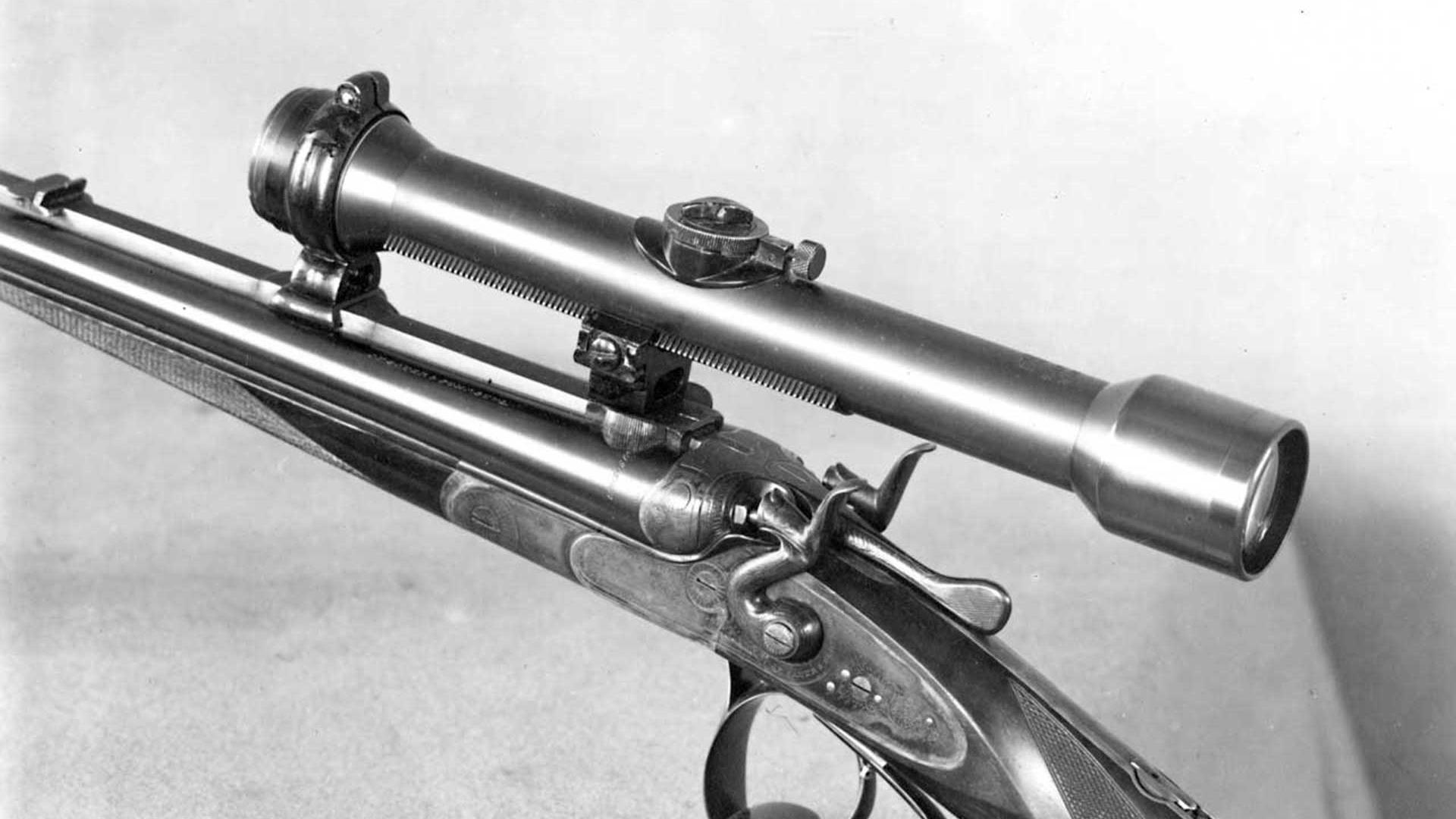 First refracting riflescope