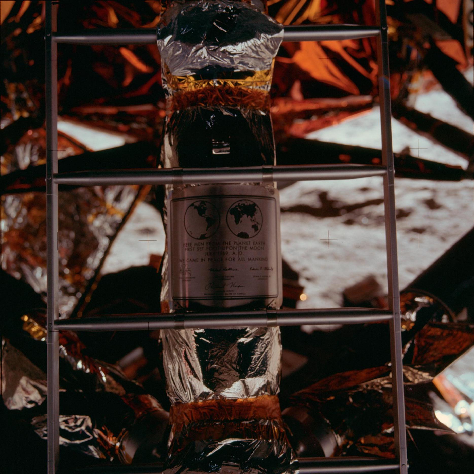 The moon landing and the first images from the lunar surface