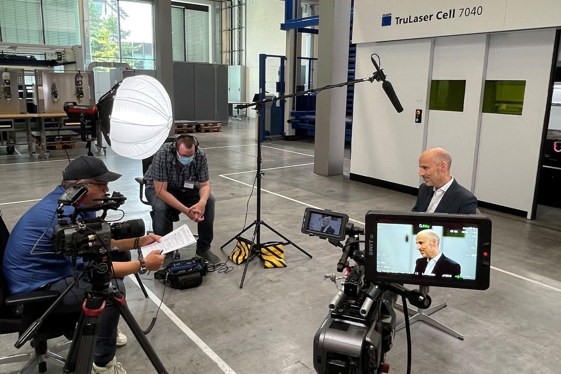 Making-Of Peter Leibinger, CTO of TRUMPF Group