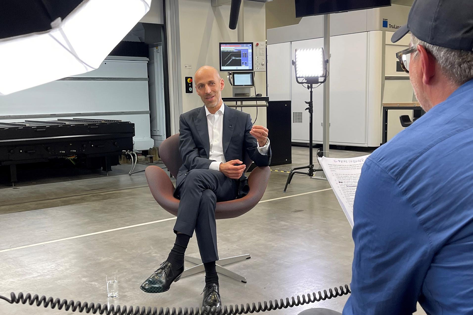 Making-Of Peter Leibinger, CTO of TRUMPF Group