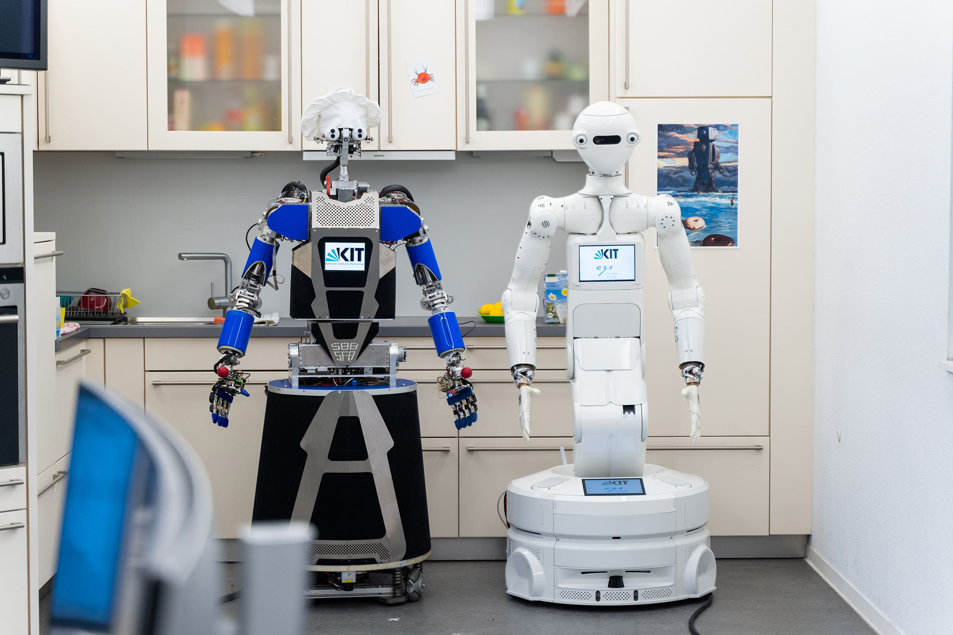 Entwicklung der Roboter im Labor
