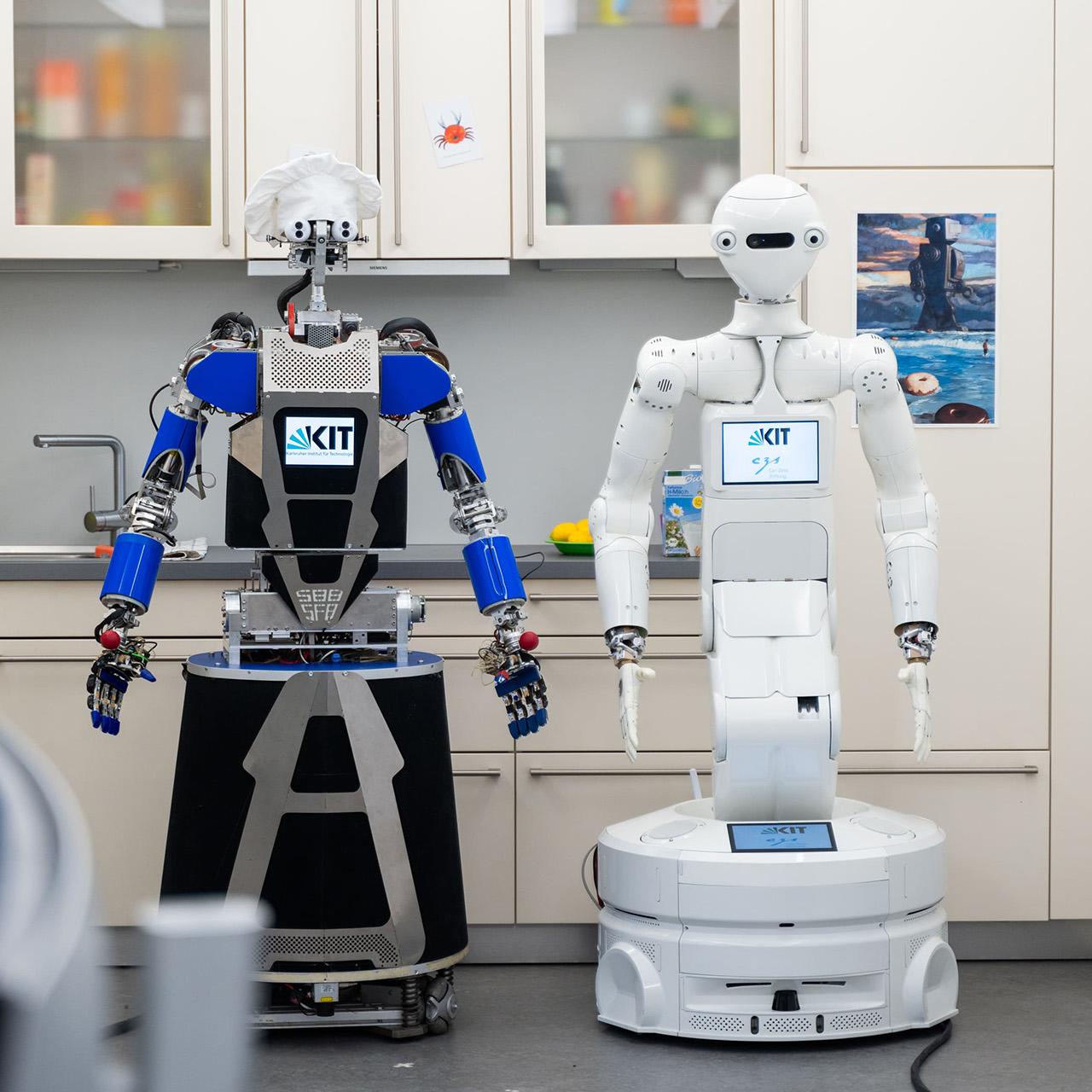 Development of robots in the lab