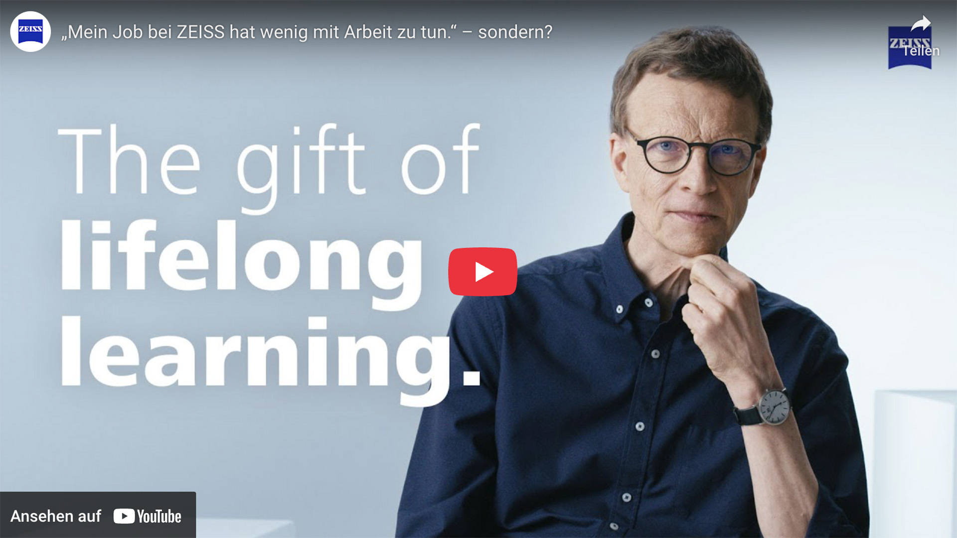 ZEISS Mitarbeiter Michael im Videoportrait.