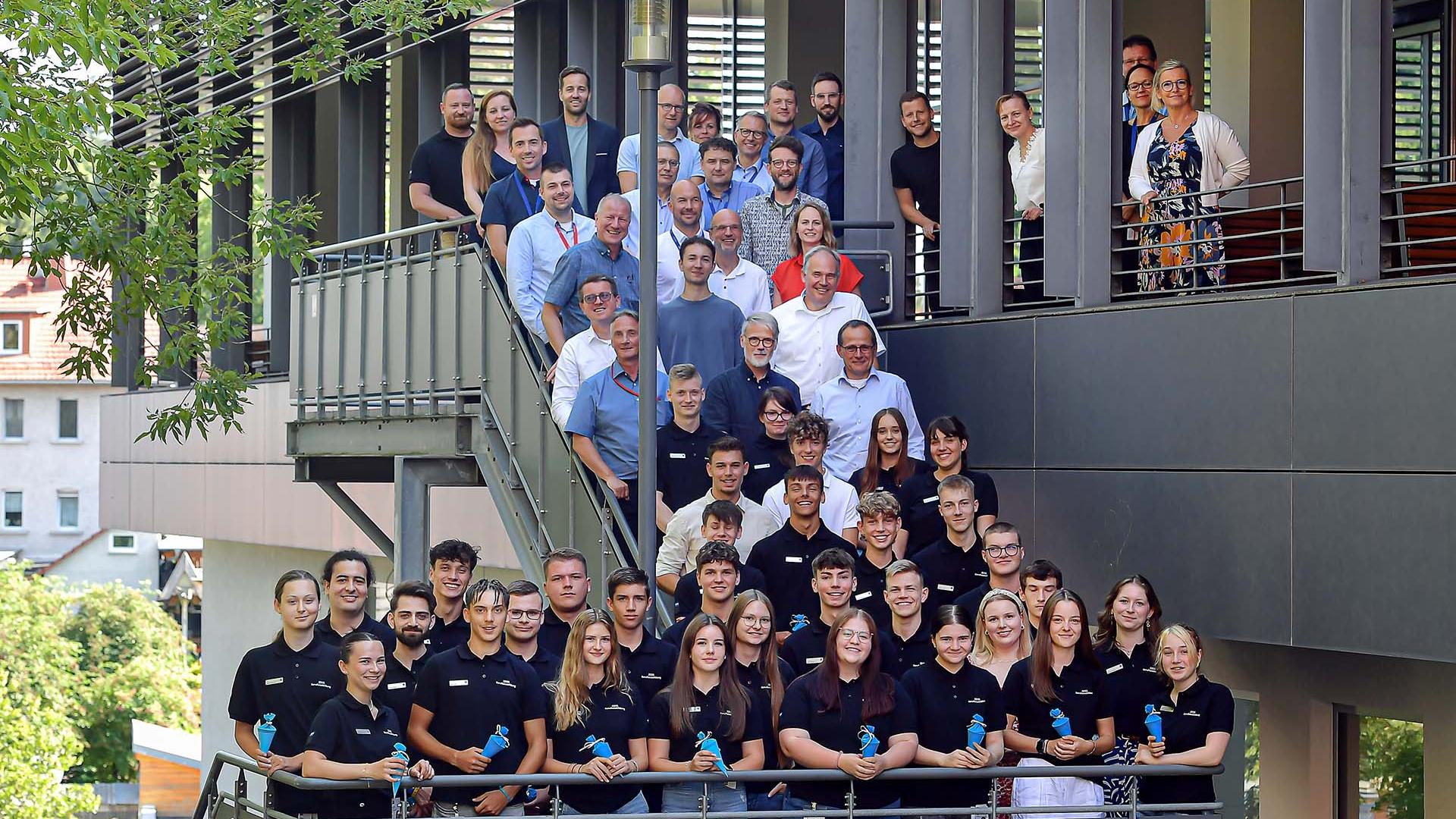 ZEISS Ausbildungsstandorte Oberkochen Gruppenbild