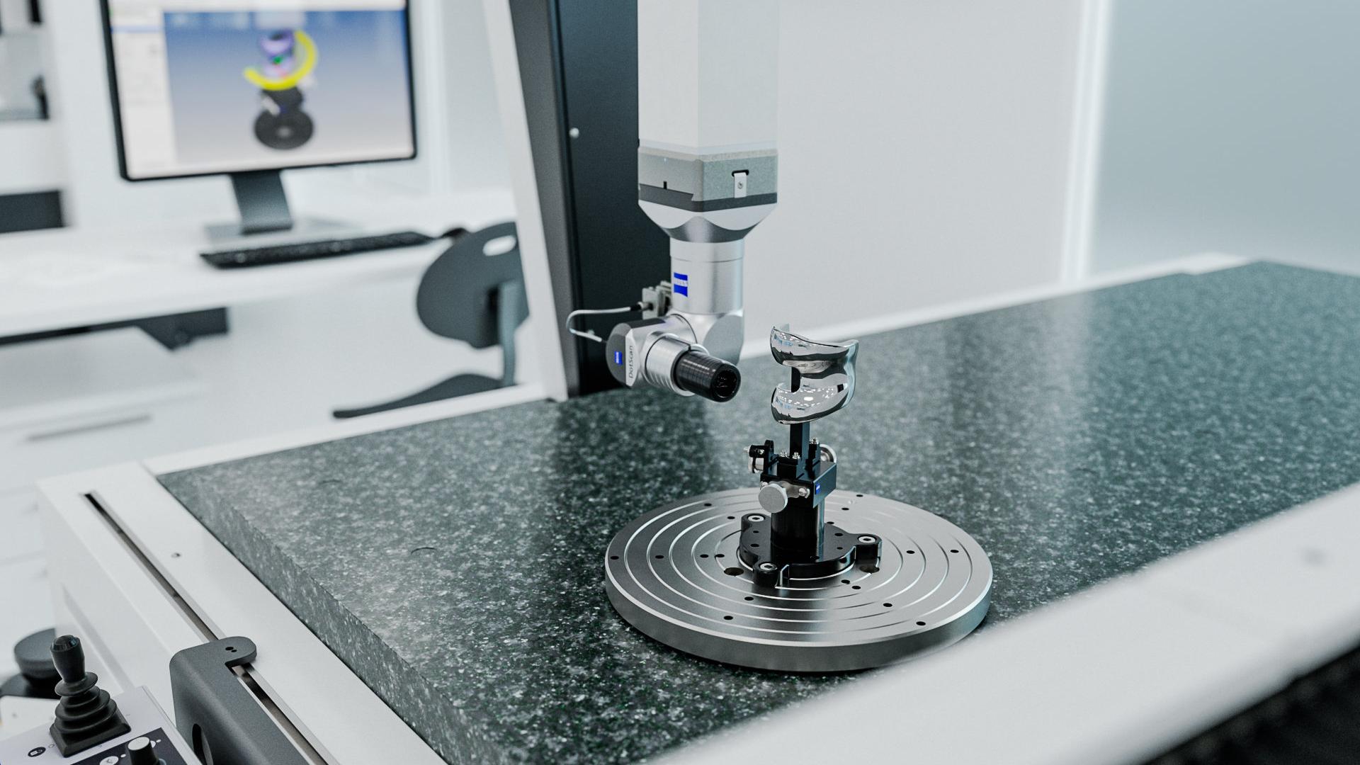 Non-contact measurement of sensitive surfaces