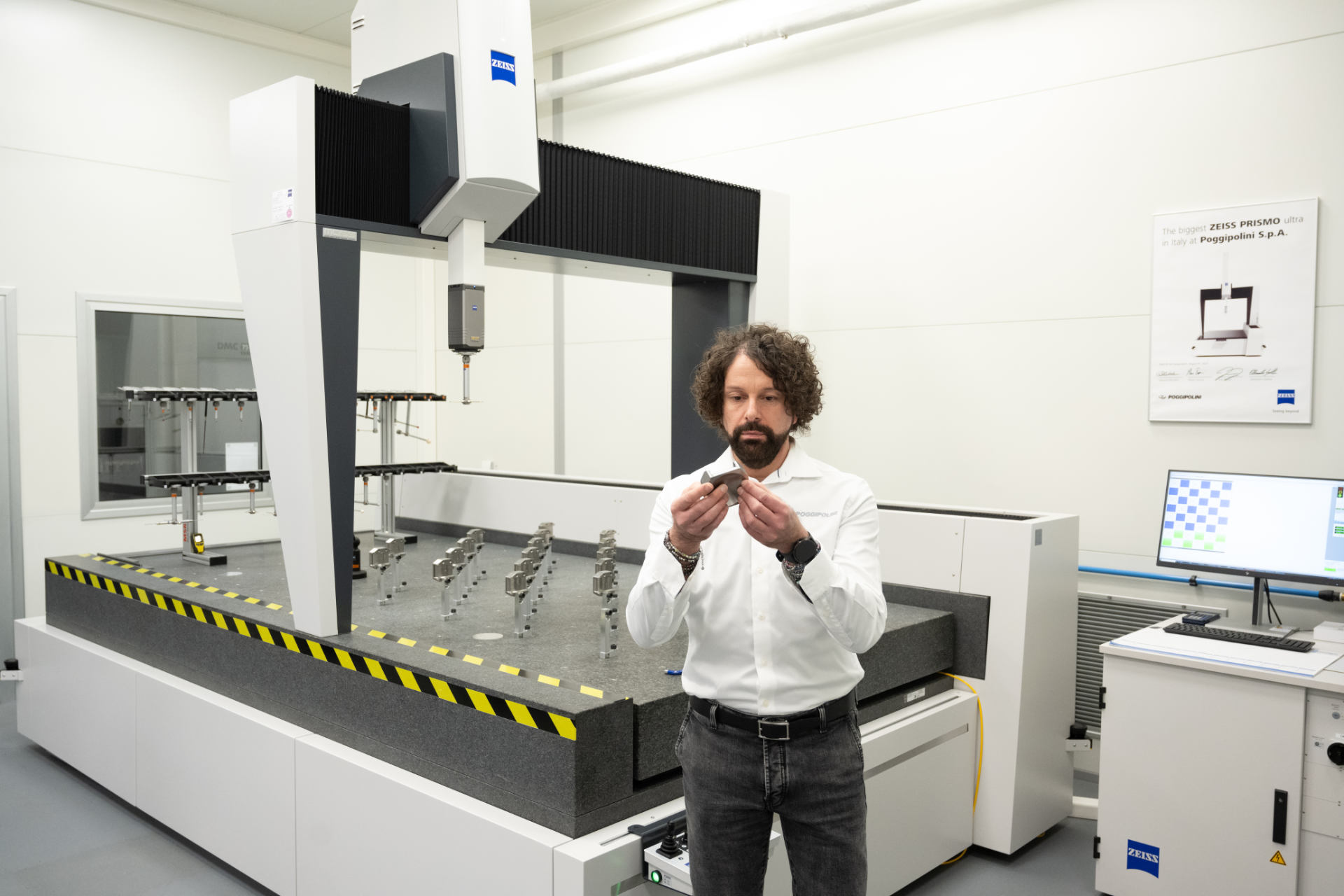 Poggipolini carefully oversees every stage of the manufacturing process.