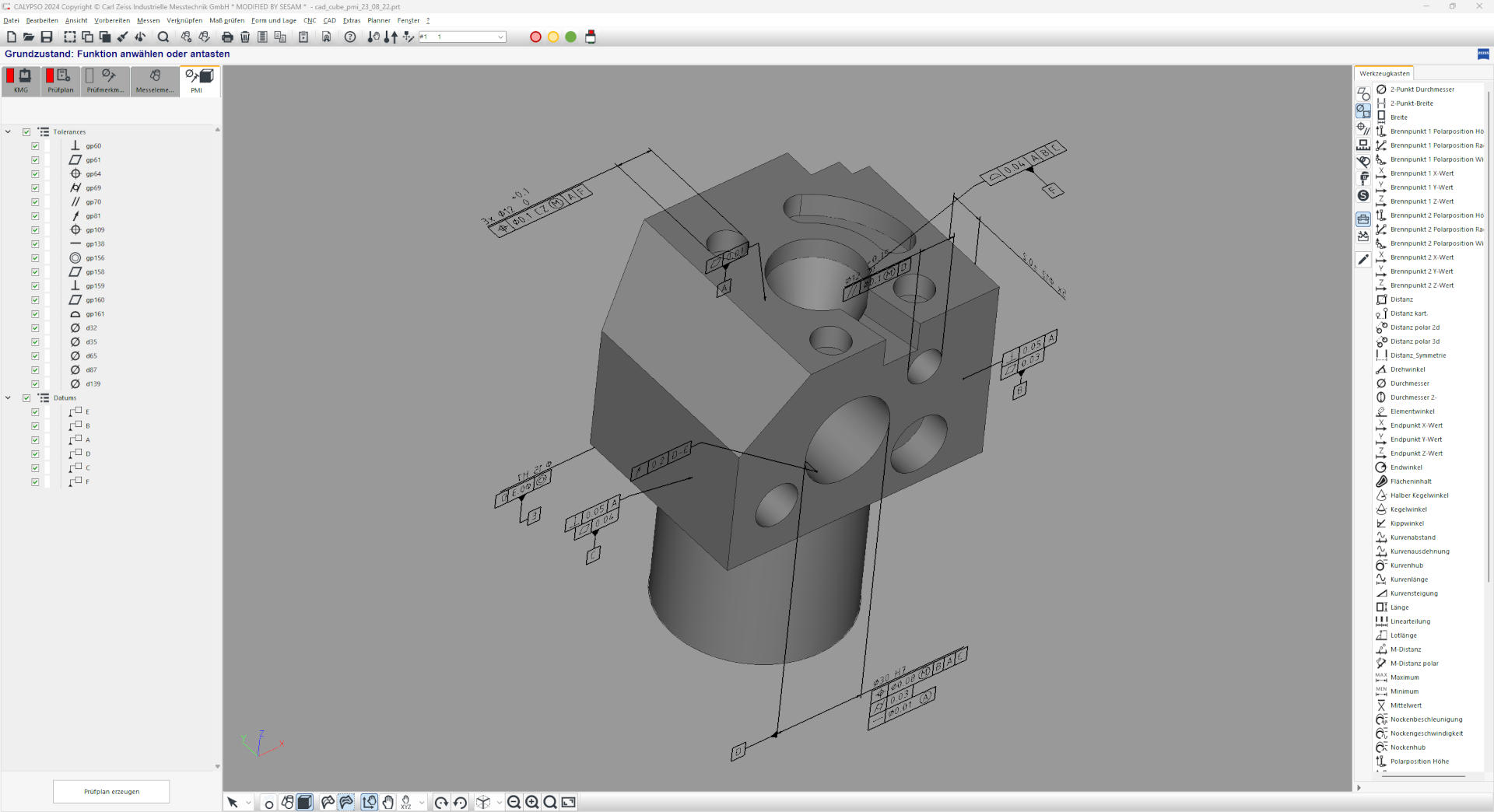 PMI import with new GD&T library