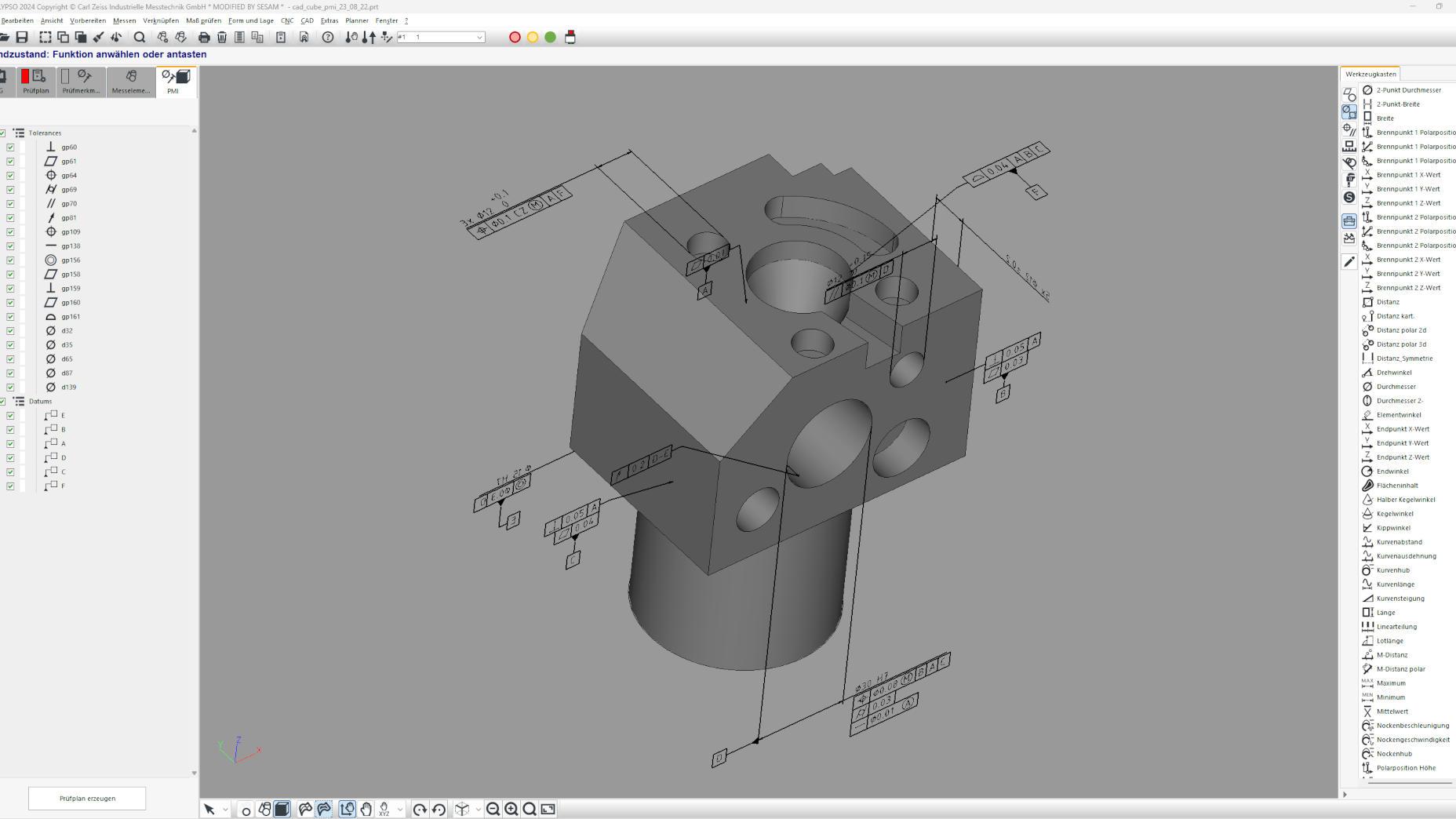 PMI import with new GD&T library