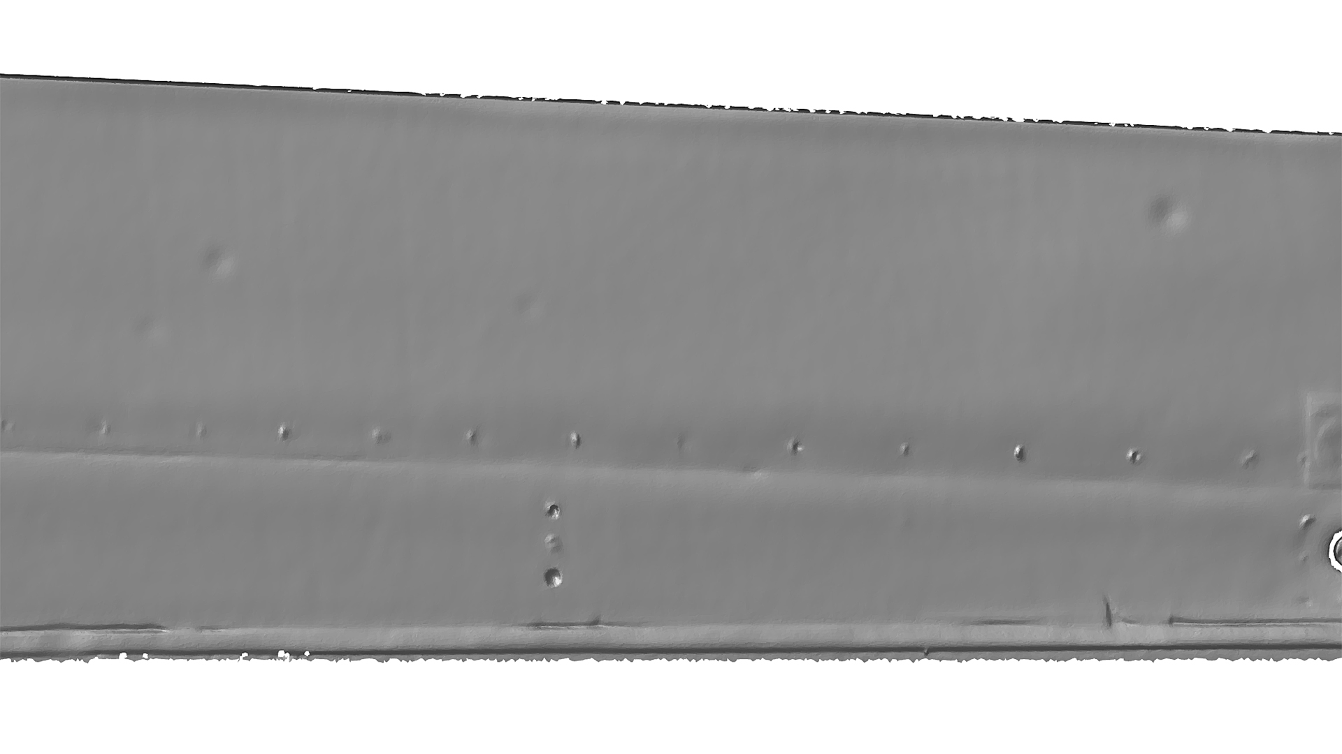 Surface image of a metallic industrial component showing detailed structural features captured with a ZEISS imaging system.