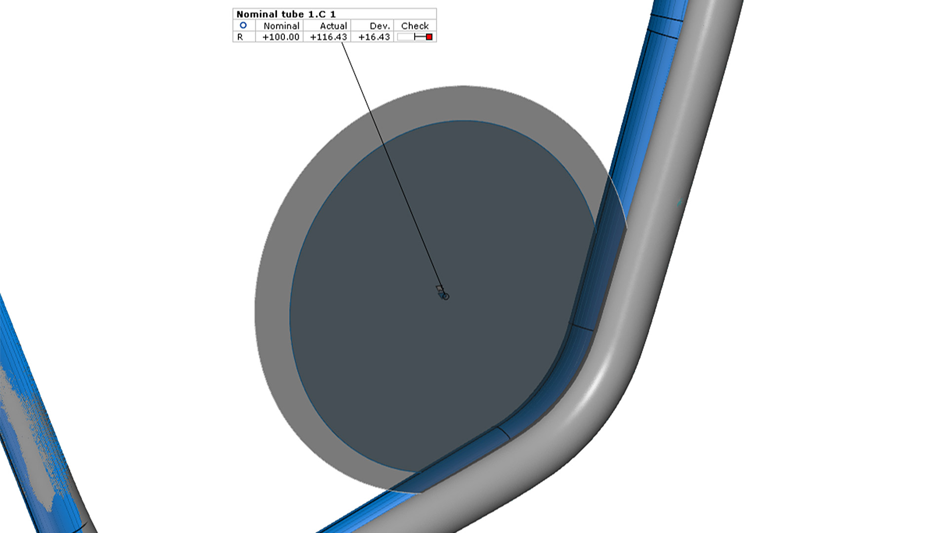Tube with small bending radii