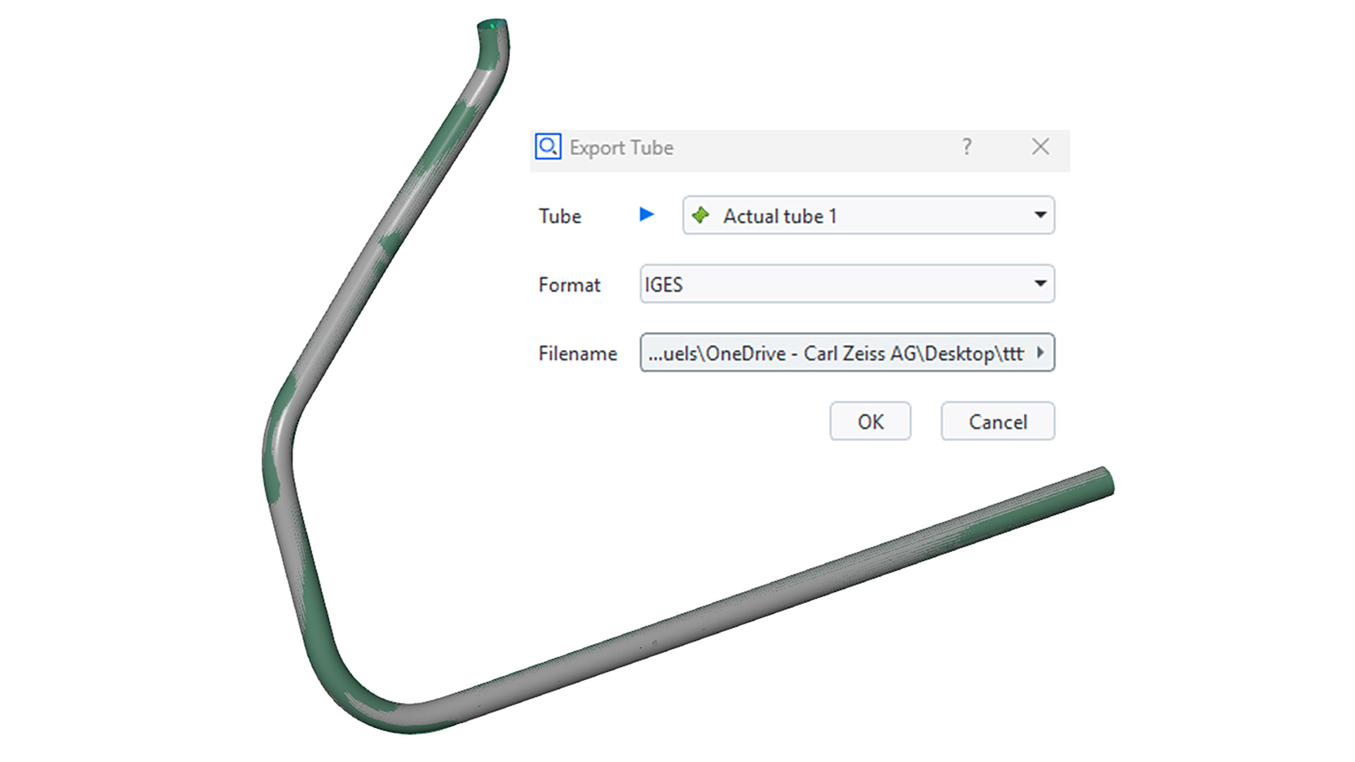 Tube in Reverse Engineering