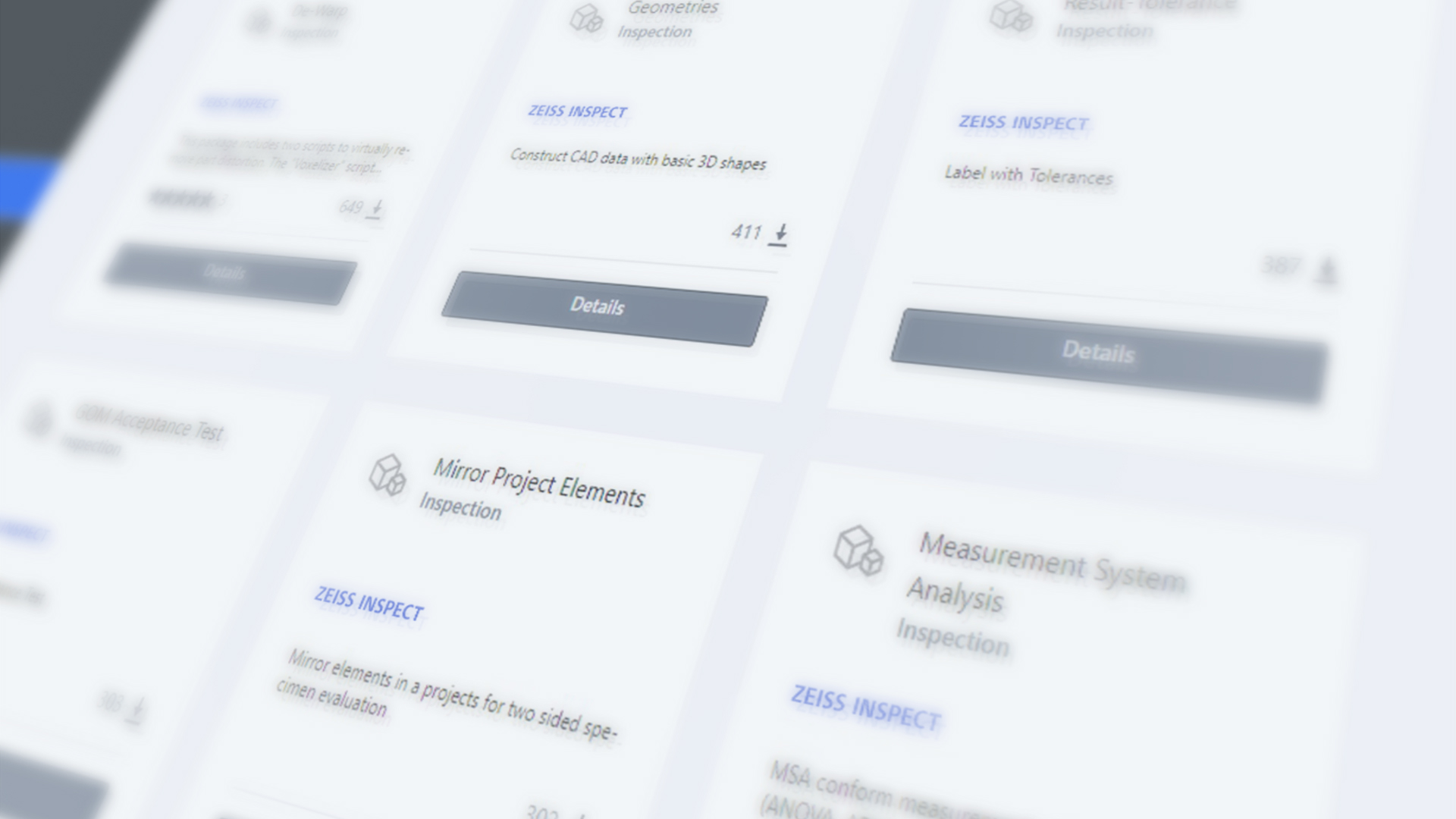 Direct access to the software in the ZEISS Quality Software Store 