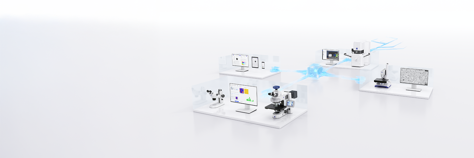 Connected mircoscopy