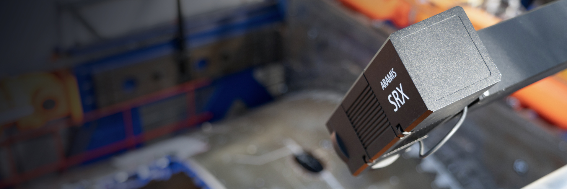 ARAMIS SRX software is processing optical 3d measurement.