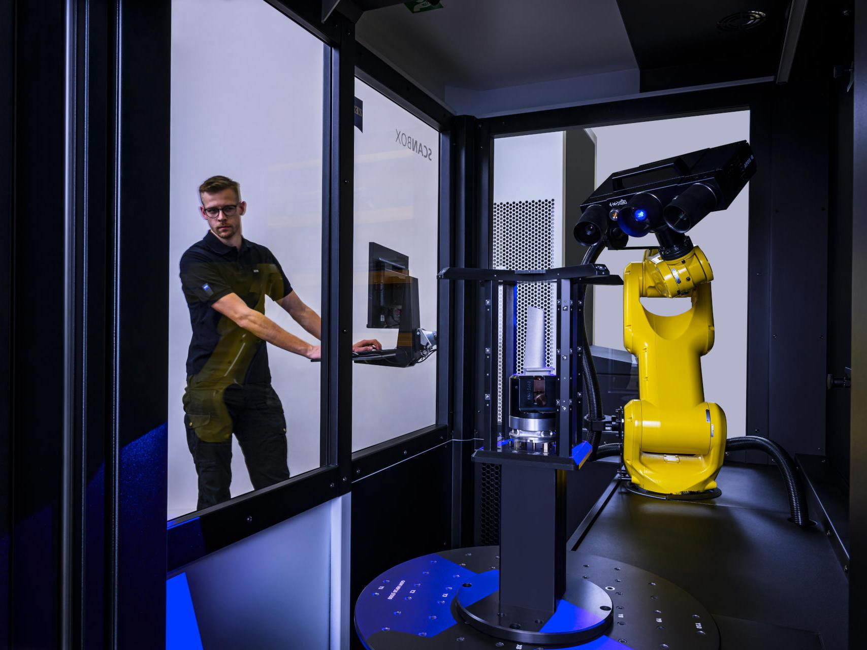 Automated loading and autonomous part inspection