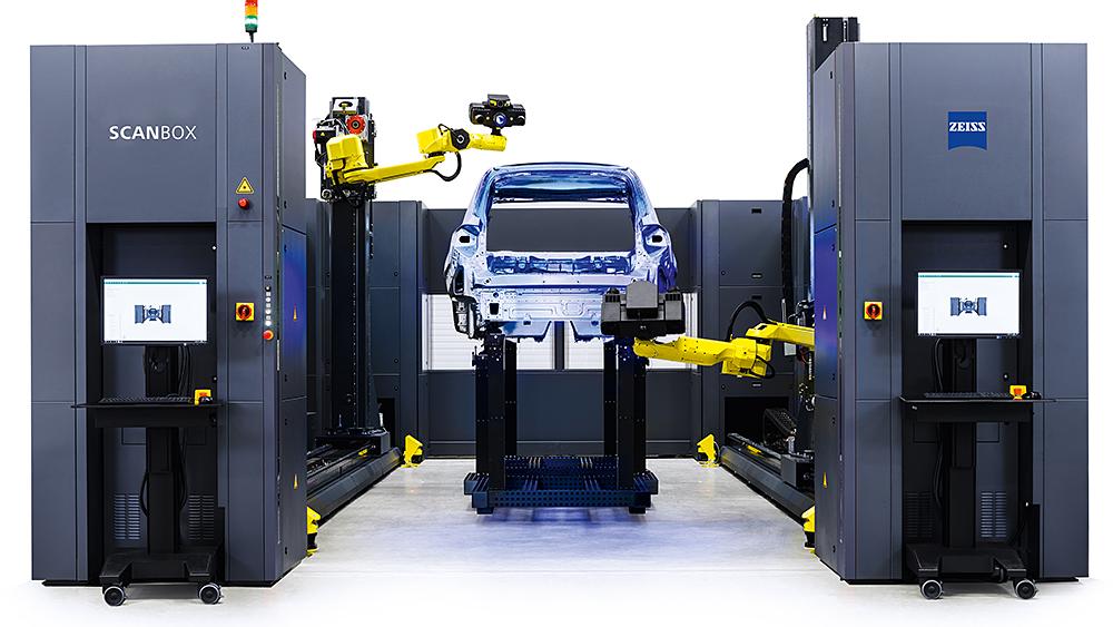 ATOS ScanBox Series 8: Double robot mode | Car body measurement