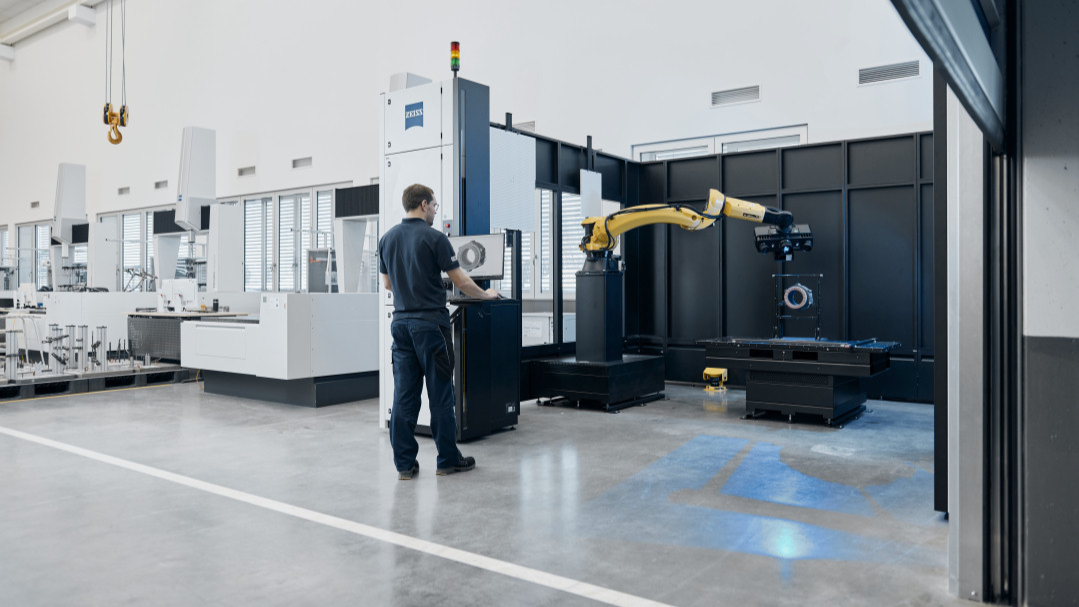 ZEISS ScanBox automated 3D scanner robotics