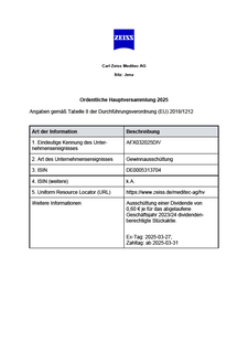 Vorschaubild von Angaben gemäß Tabelle 8 der Durchführungsverordnung (EU) 2018121{(/)} 26. März 2025