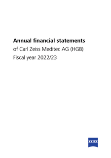 Preview image of Annual financial statements HGB 2022/23