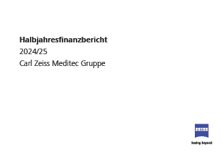 Vorschaubild von Halbjahresbericht 2024/25