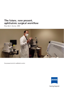 Pré-visualizar imagem de The future, now present, ophthalmic surgical workflow