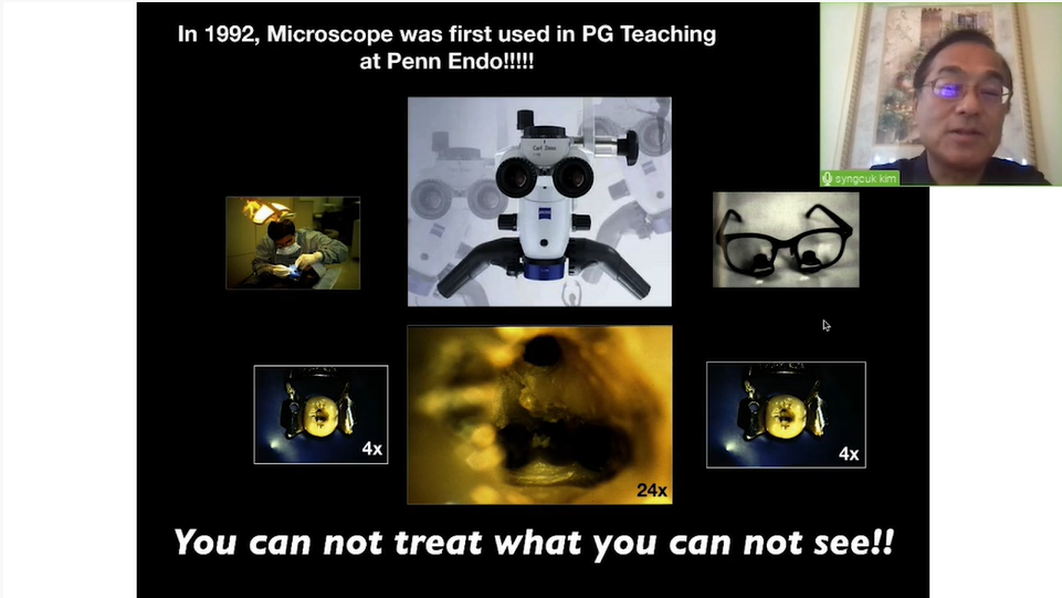 Microscope and endodontic microsurgery