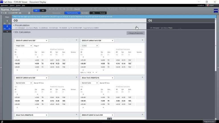 IOL Power Calculation Service | ZEISS Medical Technology