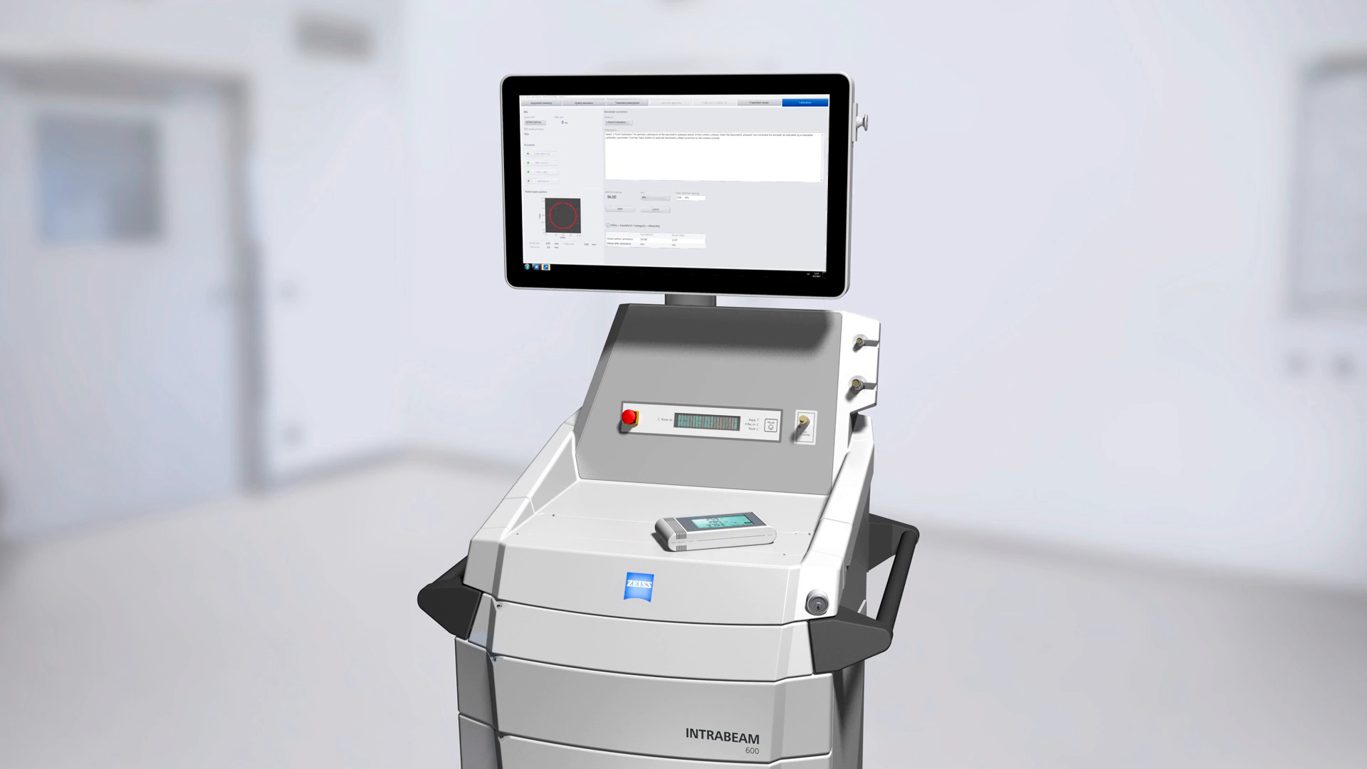 Como efetuar a verificação do barómetro no INTRABEAM 600