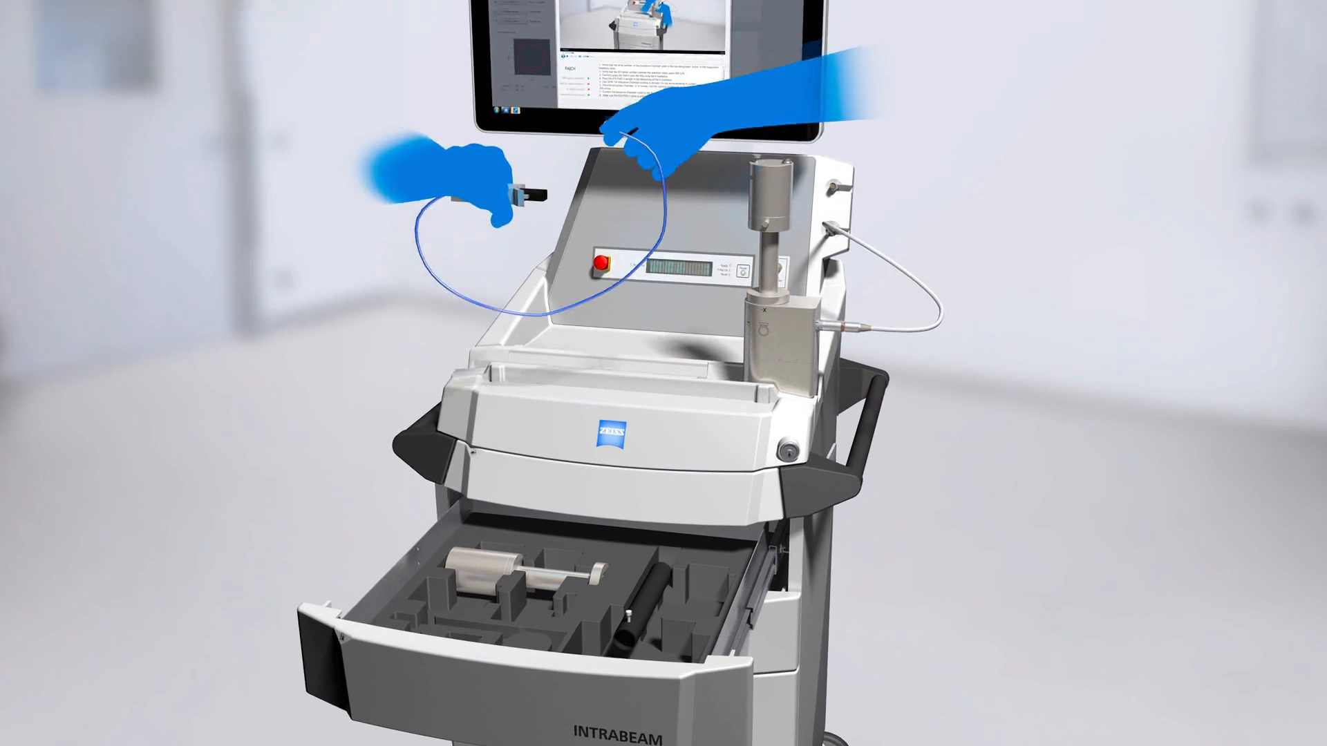 How to perform the output check with the PAICH on the INTRABEAM 600