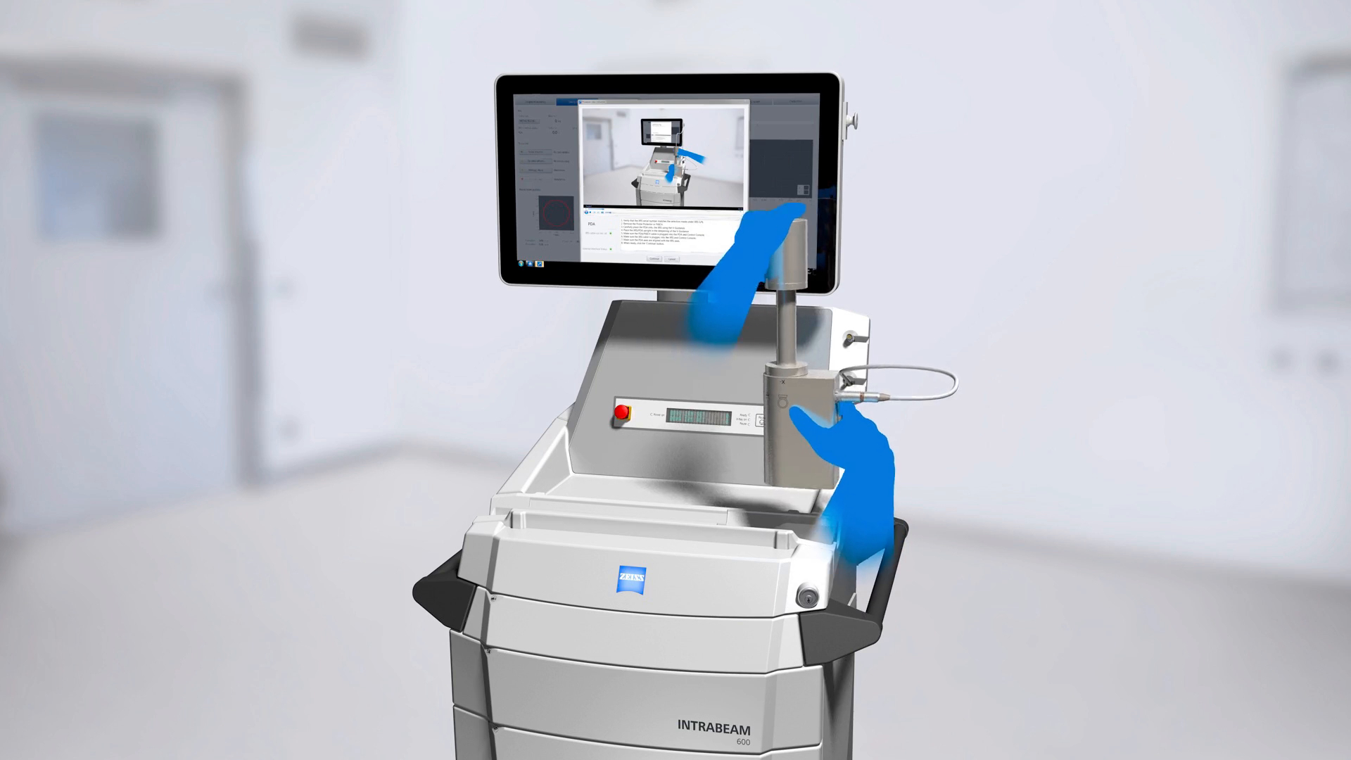 Anwenden der dynamischen Versatzfunktion bei INTRABEAM 600 mit dem PDA