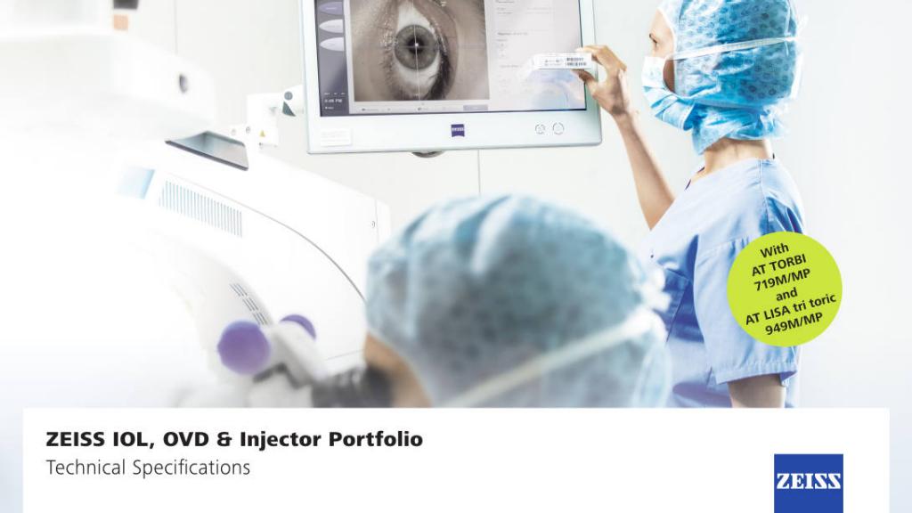 Lentes intraoculares LIO inyectores BSS y OVD Variedad para