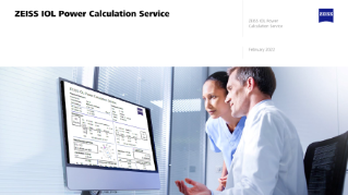 Pré-visualizar imagem de ZEISS IOL Power Calculation Service