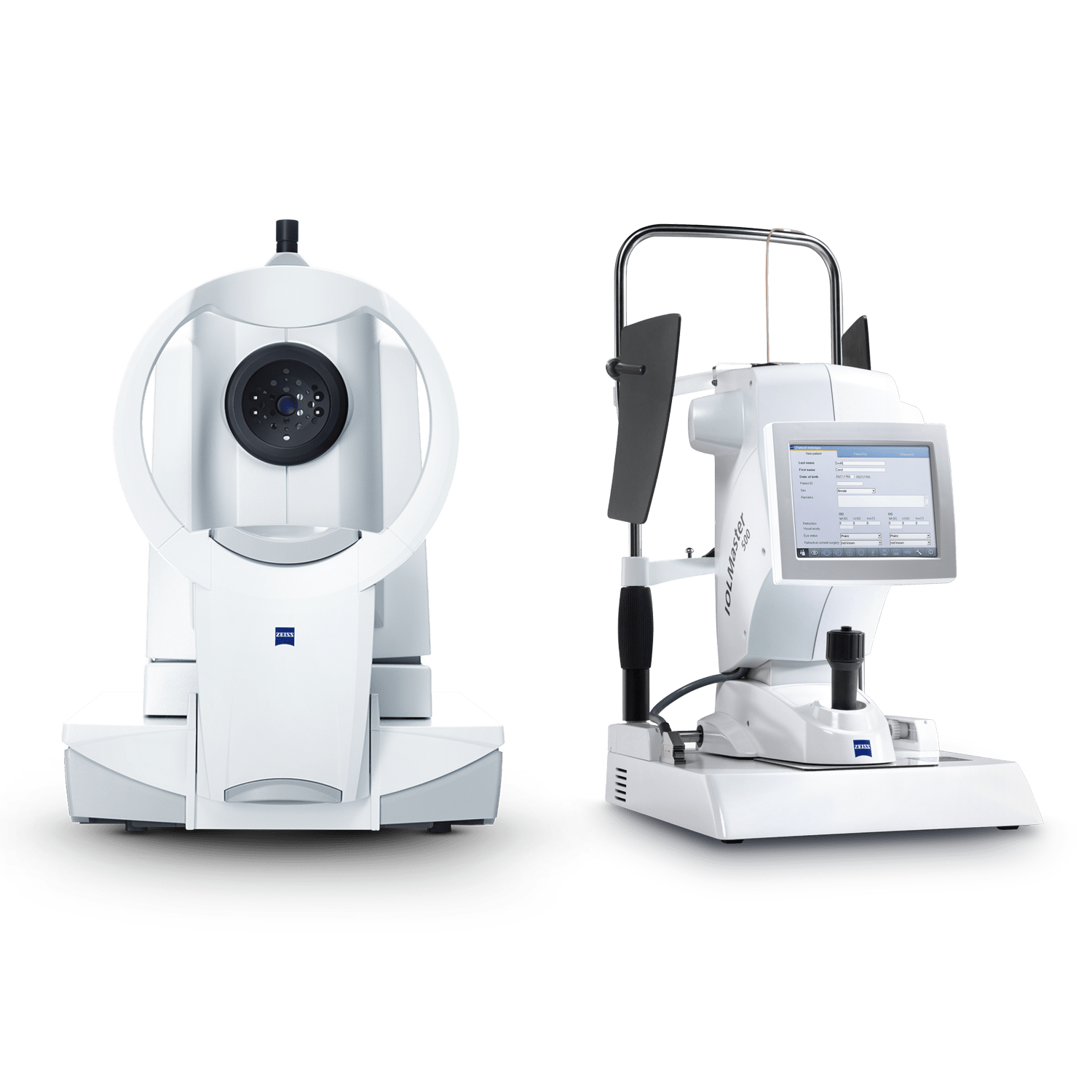 Illustration with two devices of ZEISS IOLMaster family