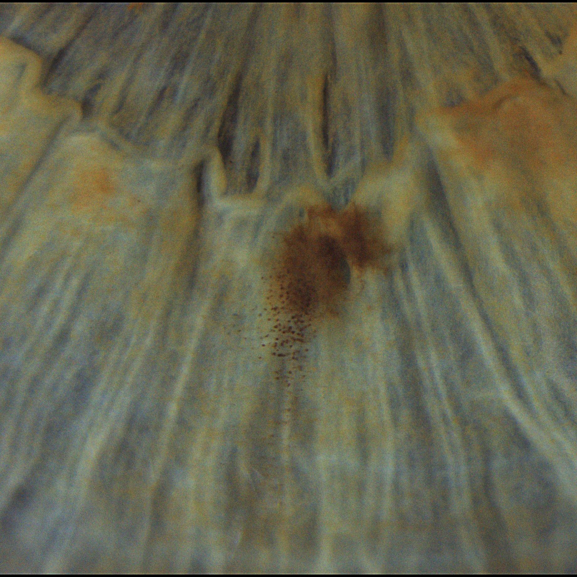 Small irisnevus with scattered nevus cells around