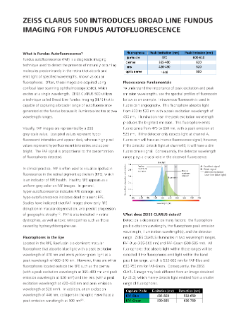Anteprima immagine di Broad Line Fundus Imaging per l’autofluorescenza del fondo oculare