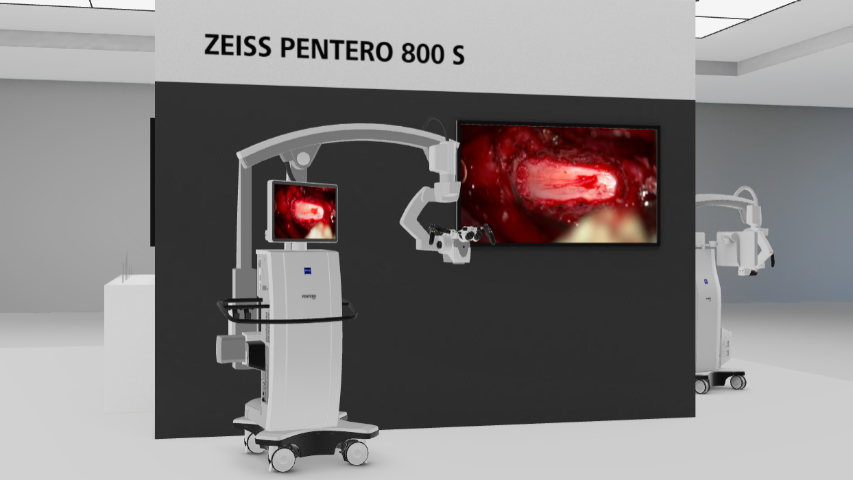 Salle d'exposition virtuelle ZEISS Pentero 800s