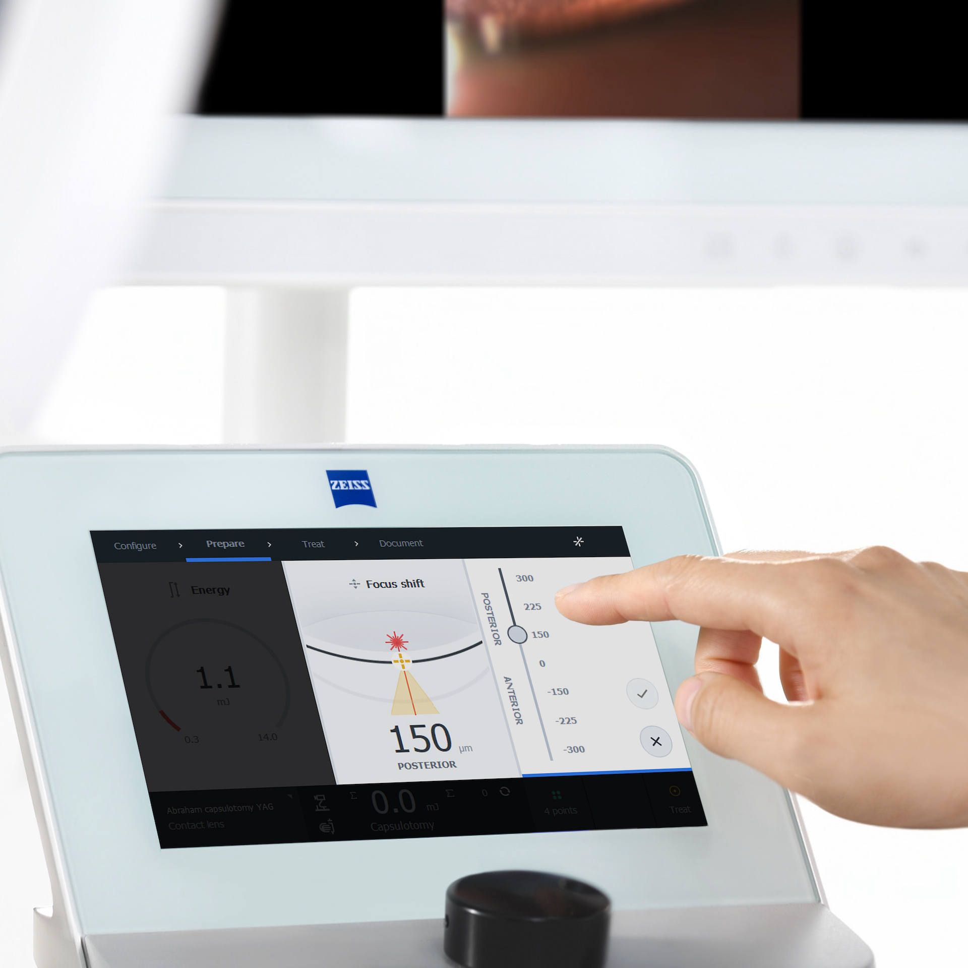 VISULAS yag touch panel