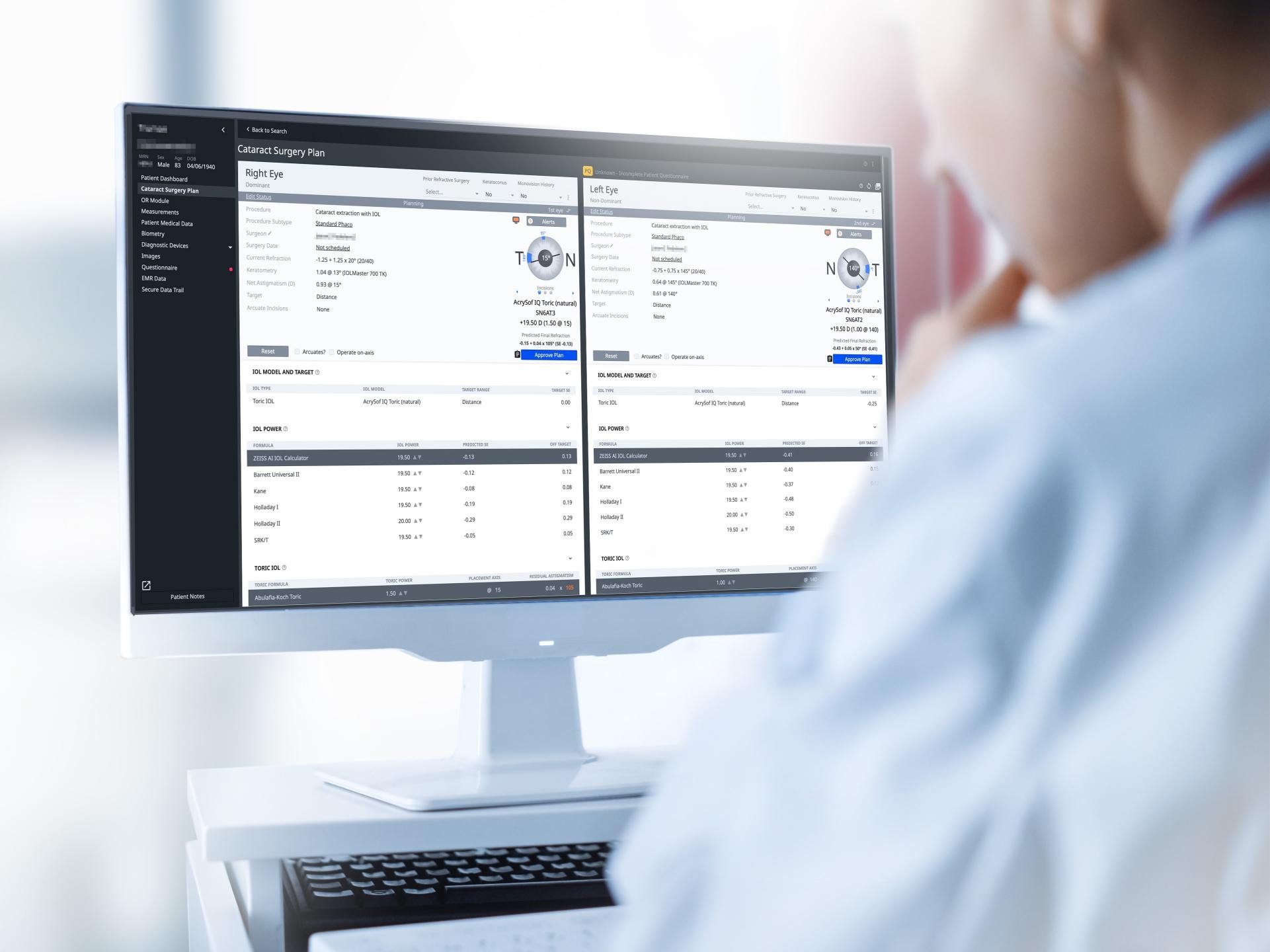 ZEISS AI IOL Calculator