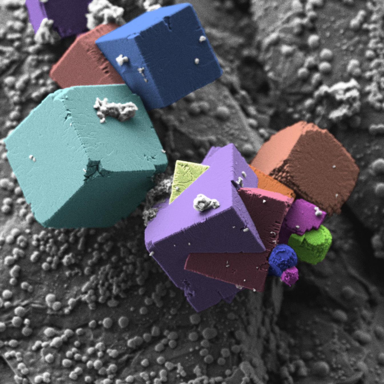 Second Prize Image: Fluorides on an anode surface of a Li-ion battery