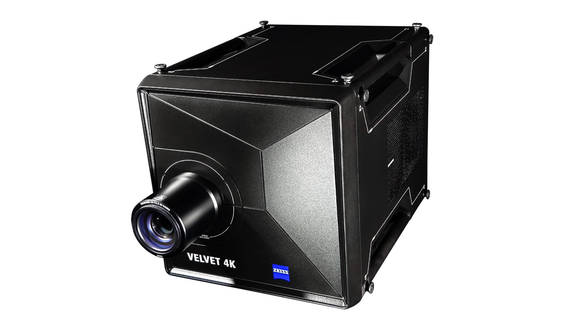 Front view of the projector.